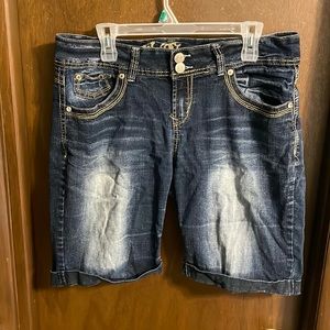 Wallflower Bermuda denim shorts